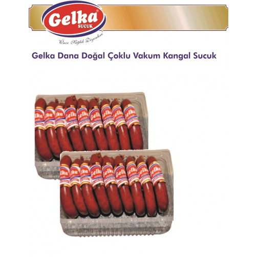 Gelka Dana Doğal Çoklu Vakum Kangal Sucuk (1 KG)