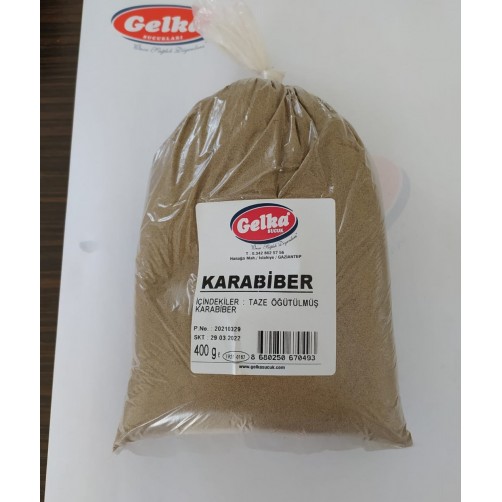 Gelka Taze Öğütülmüş Karabiber (400 Gr)