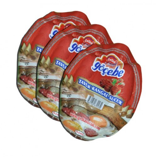 Gelka Göçebe 200 Gr Tavuk Vakumlu Kangal Sucuk